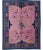 Purple Antique Beijing Dragon Handmade Wool Rug For Sale