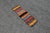 Mid-Century Modern 1970s Turkish Vintage Hand Knotted Stripe Desing Wool Kilim Runner Rug For Sale - Image 3 of 11