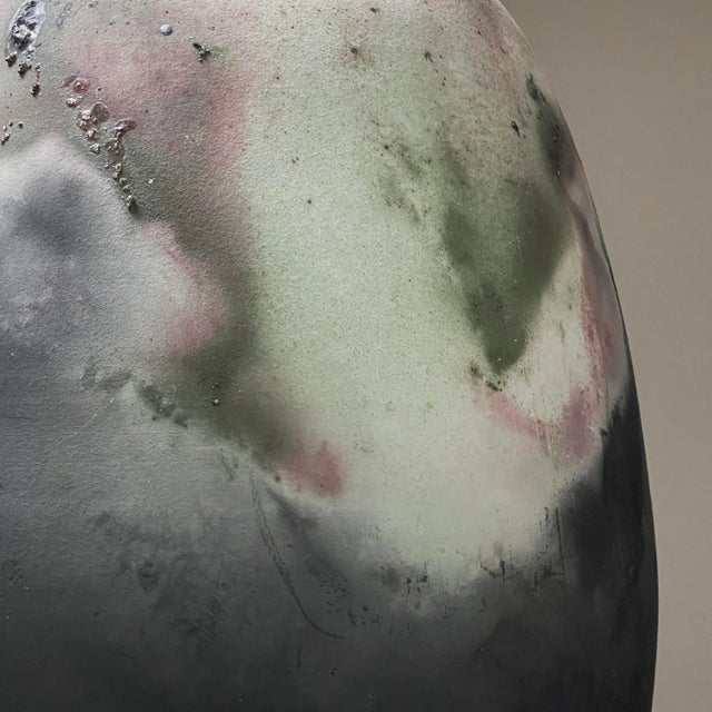 1982 Jeffery Zigulis (American, B. 1954) Large Anagama Fired Seed Pot Vessel, Signed For Sale In Philadelphia - Image 6 of 12