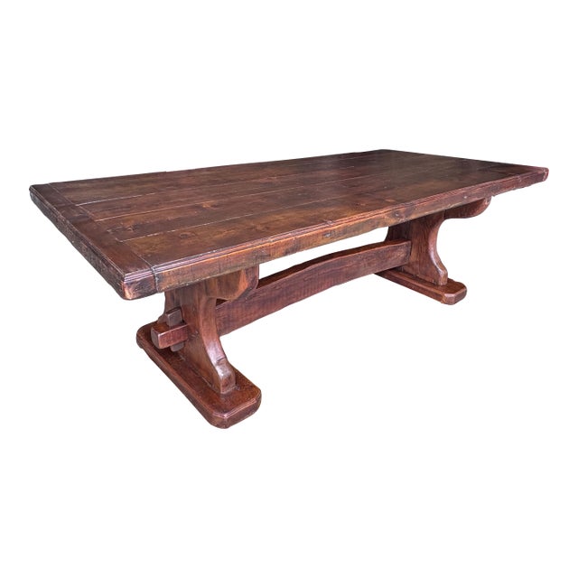 19th Century French Trestle Table For Sale