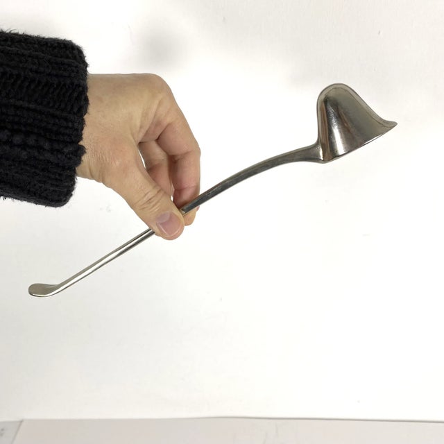 Vintage Silver Plated Candle Snuffer Gerity Helmet Style With Patina