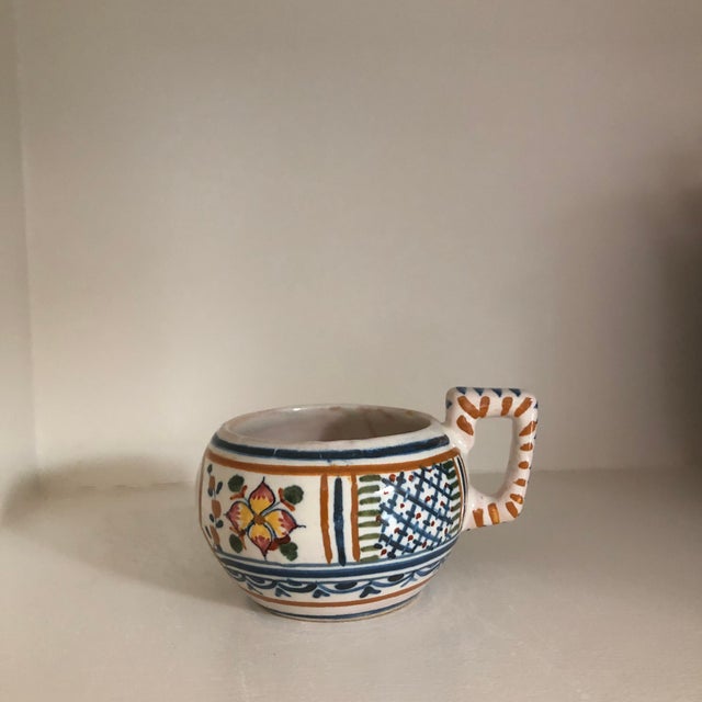 French Provincial Small Henriot Quimper Cup For Sale - Image 3 of 6