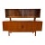 Danish Mid-Century Modern Teak Server W/ Glass Top Hutch For Sale