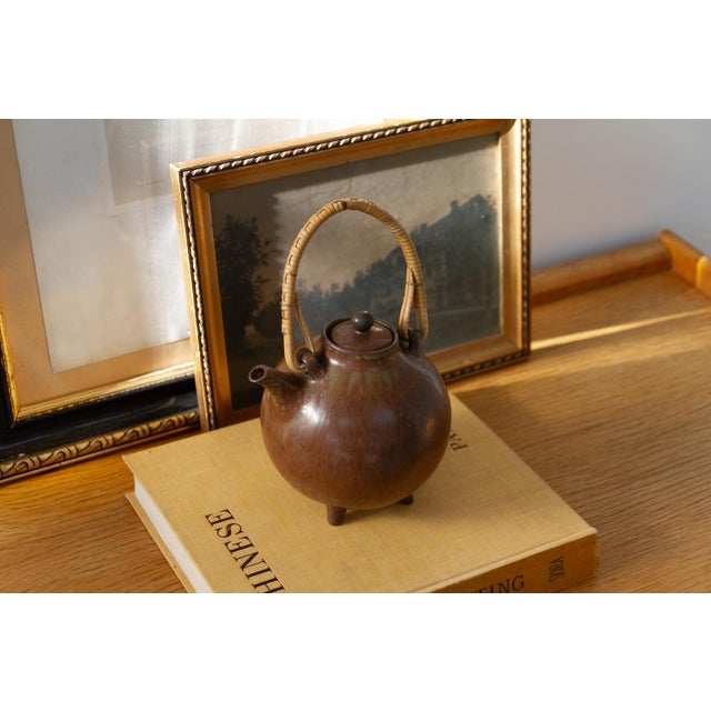 Swedish Ceramic Teapot by Gunnar Nylund for Rörstrand, 1960s For Sale - Image 12 of 15