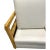 Crespi Style Rattan Sofa With Quadrille Upholstery For Sale - Image 4 of 12