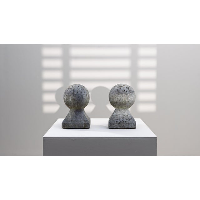 19th Century Belgian Blue Stone Sculptures - A Pair For Sale - Image 10 of 18