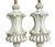 Wood Vintage Italian Neoclassical Glazed Ceramic Urn Table Lamps – A Pair For Sale - Image 7 of 12