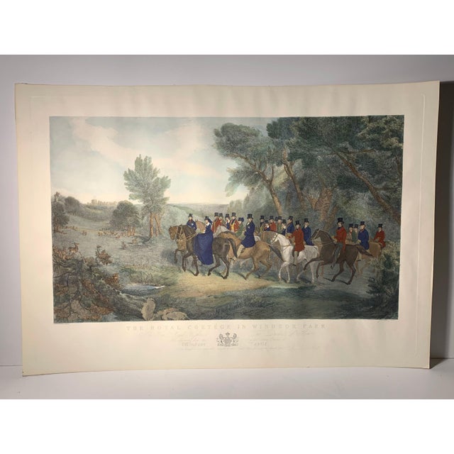 Vintage English Engraving Print after Richard Barrett Davis / Engraved F Bromley For Sale - Image 4 of 11