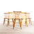 Wood Vintage Stickback Blonde Dining Chairs, 1950s, Set of 4 For Sale - Image 7 of 12