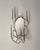 Gold Route Mirror 01.01 in Cast Aluminium and Mirror Glass by Sofia Karnukaeva For Sale - Image 8 of 9