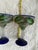 Vintage Mid-Century Modern Mexican Margarita Large Hand Blown/Painted Cobalt Glasses -Set of 2 For Sale In Houston - Image 6 of 6