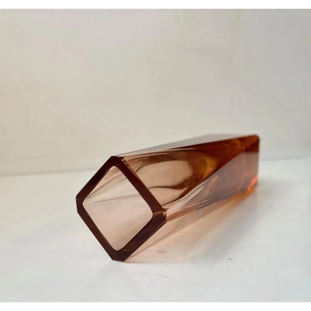 Tulip Vase in Murano Glass by Alessandro Mandruzzato, 1970s For Sale - Image 4 of 11