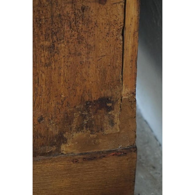 Antique Danish Wabi-Sabi Pine Cabinet with Paneled Doors, Late 18th Century For Sale - Image 14 of 18