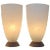 Coroso Finish Murano Glass Urn Form Lamps - a Pair For Sale