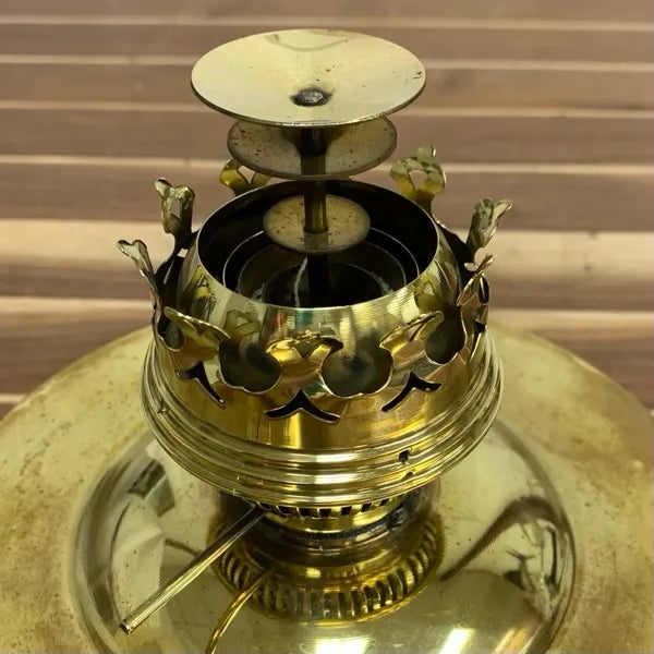 Vintage Koito Red Light Brass Oil Lantern For Sale - Image 9 of 9