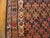 Late 19th Century 1890s Brown Geometric Tribal Antique W. Persian Kurdish Rug 3'8" X 8'8" Handknotted Woo Carpet For Sale - Image 5 of 5