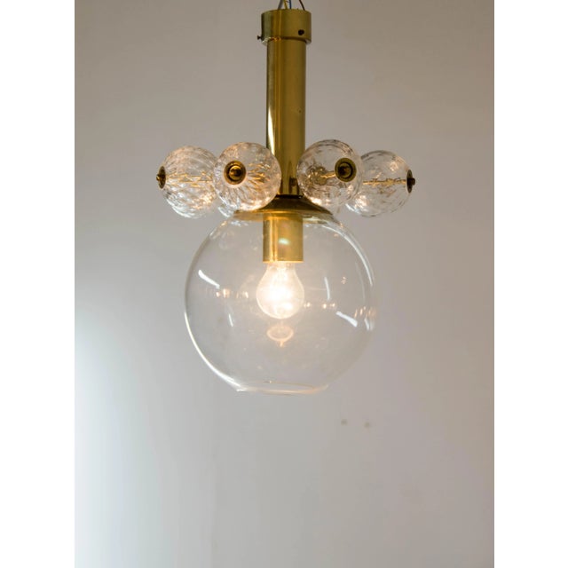 Art Glass Pendant Light by Kamenicky Senov, 1980s For Sale - Image 3 of 7