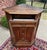 Brown Antique French Corner Cabinet Cupboard Storage With Drawer Key Oak Tall 19th C For Sale - Image 8 of 12