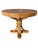 Faux Bamboo Rattan Pedestal Dining Table With Glass Top For Sale - Image 4 of 12
