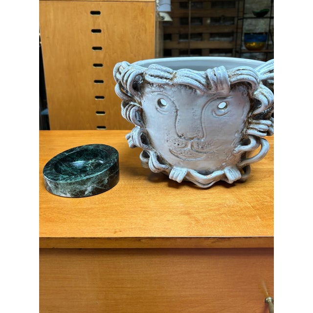 Stone Italian Green Marble Turned Vide-Poche For Sale - Image 7 of 7