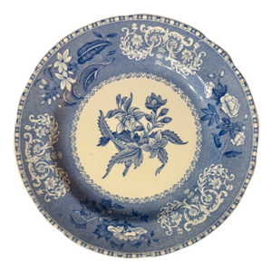 Early 20th Century Spode Blue Camila Salad Plate