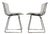 Mid 20th Century Black Aluminum Dining Chairs Attributed to Bertoia for Knoll- Set of Four For Sale - Image 12 of 12
