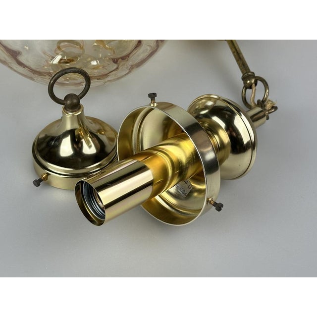 1960s Vintage Space Age Hanging Lamp from Glashütte Limburg, 1960s For Sale - Image 5 of 18