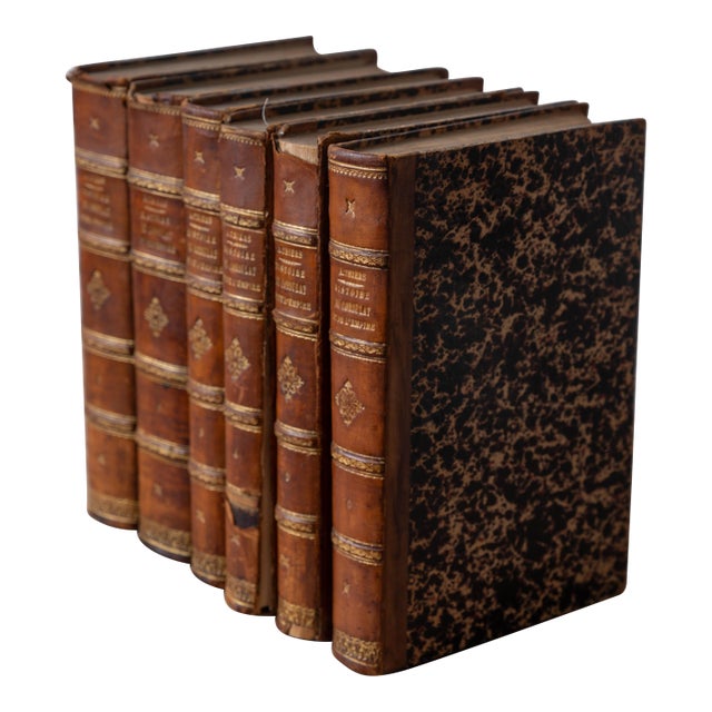 Antique 1845 Thiers Histoire Du Consulat Et De L'Empire, 6 Volumes For Sale