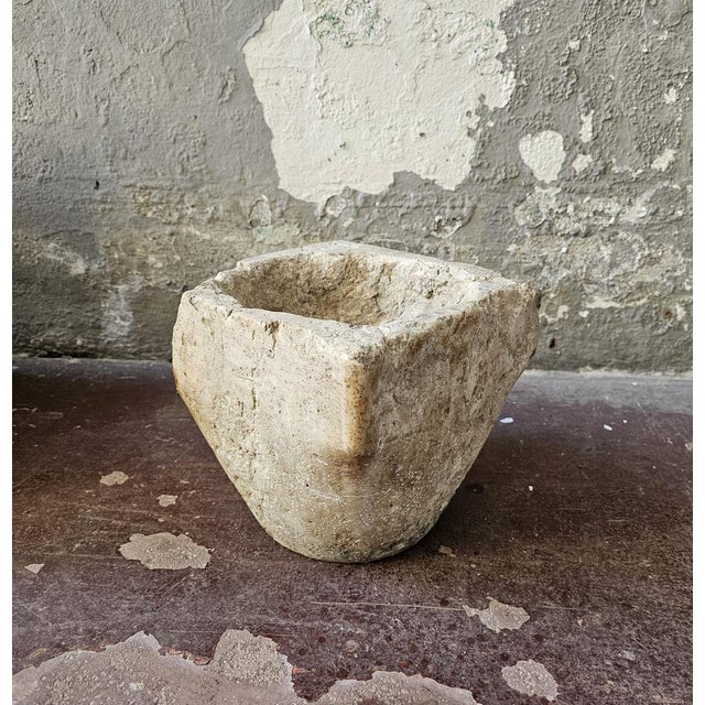 Stone Pharmacy Mortar, 1900s For Sale - Image 6 of 6