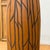 Tall Sand Brown Orange Prem Vase with Black Crackle Design For Sale In New York - Image 6 of 7