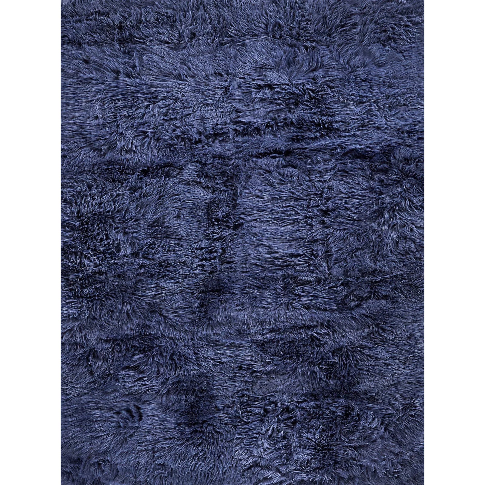 Exquisite Rugs Sheepskin Blue Rug-8'X11' | Chairish