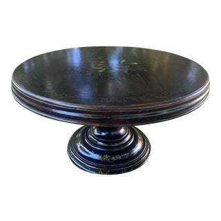 1990s Pulaski Hand-Painted Dining Table For Sale