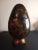 Black 1970s Asian Hand Painted Easter Egg on Pedestal For Sale - Image 8 of 8