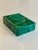 Beautiful, handcrafted box made of malachite, which is highly valued for its healing properties.