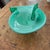 Modern Freeform Gree Glass Bowl For Sale - Image 3 of 7