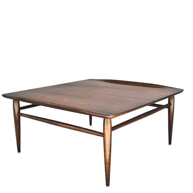 1970s Walnut Mid-Century Bassett Coffee Table For Sale - Image 12 of 12