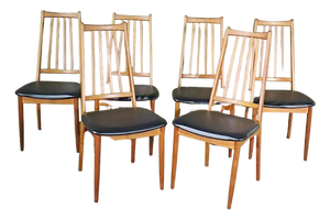 Mid 20th Century Danish Made Chairs - 6 Pieces