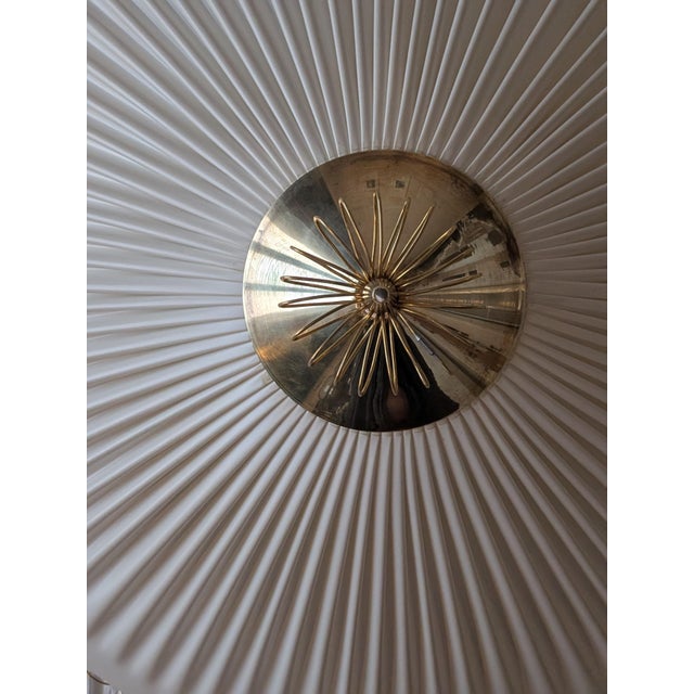 Large Flush Mount in the style of Paavo Tynell, 1950s For Sale - Image 12 of 18