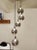 Modern Sculptural Hanging Lamp in Glass and Metal For Sale - Image 5 of 12