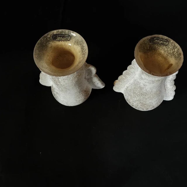 Glass Vittorio Rigattieris Scratch Glasses by Seguso, 1970s, Set of 2 For Sale - Image 7 of 13