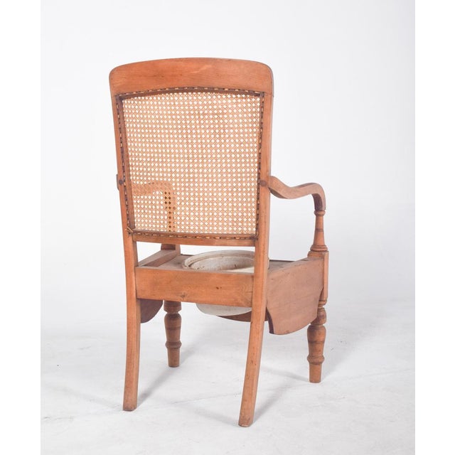 Straw Back Chair, 1890s For Sale - Image 3 of 7