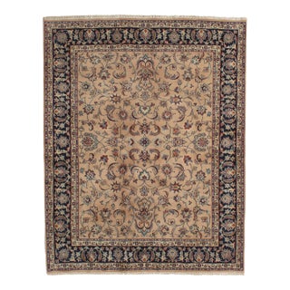 Antique Persian Mashad Rug 6'6" X 8'2" For Sale