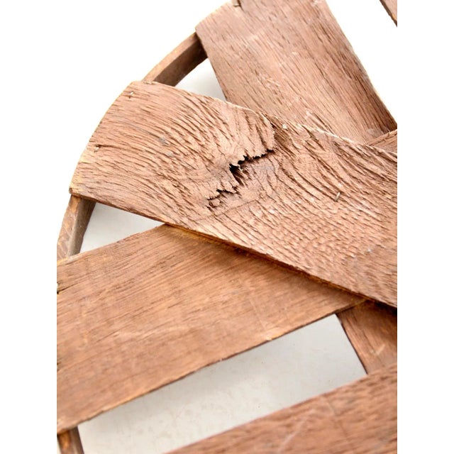 Brown Vintage Farmhouse Wall Shelf For Sale - Image 8 of 10