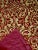 Metal Gold Silk Italian Hand Printed Ardecora Velvet 1.68 Yard Coupon For Sale - Image 7 of 9