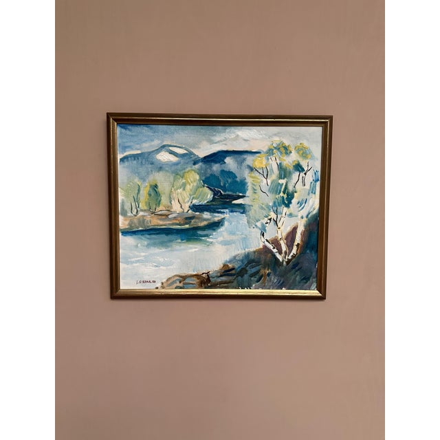 Liljedahl, River, 1986, Oil on Canvas For Sale - Image 6 of 18