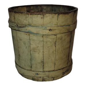 19th Century Original Painted Bucket