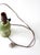 Vintage 1930s Green Glass Table Lamp For Sale - Image 11 of 13