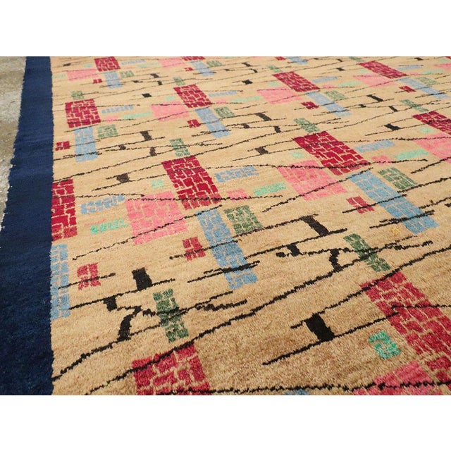 Mid 20th Century Galerie Shabab Collection Mid-20th Century Handmade Turkish Anatolian Small Room Size Carpet For Sale - Image 5 of 10