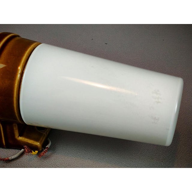 1950s Porcelain Bathroom Wall Light by Sigvard Bernadotte for Ifo, 1950s For Sale - Image 5 of 9