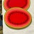 American Lacquered Wood Watermelon Placemats With Rubberized Bottoms- Set of 4 For Sale - Image 3 of 10